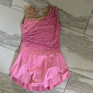 Pink Figure Skate Dress